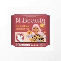 M Beauty Zero Feel Rapid Absorption Pad 10 Day Pads 24cm