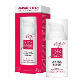 Hada Labo Tokyo Wrinkle Corrector Serum 30ml – Ορός με Super Υαλουρονικό Οξύ, Κολλαγόνο και Pro-Retinol για μείωση ρυτίδων